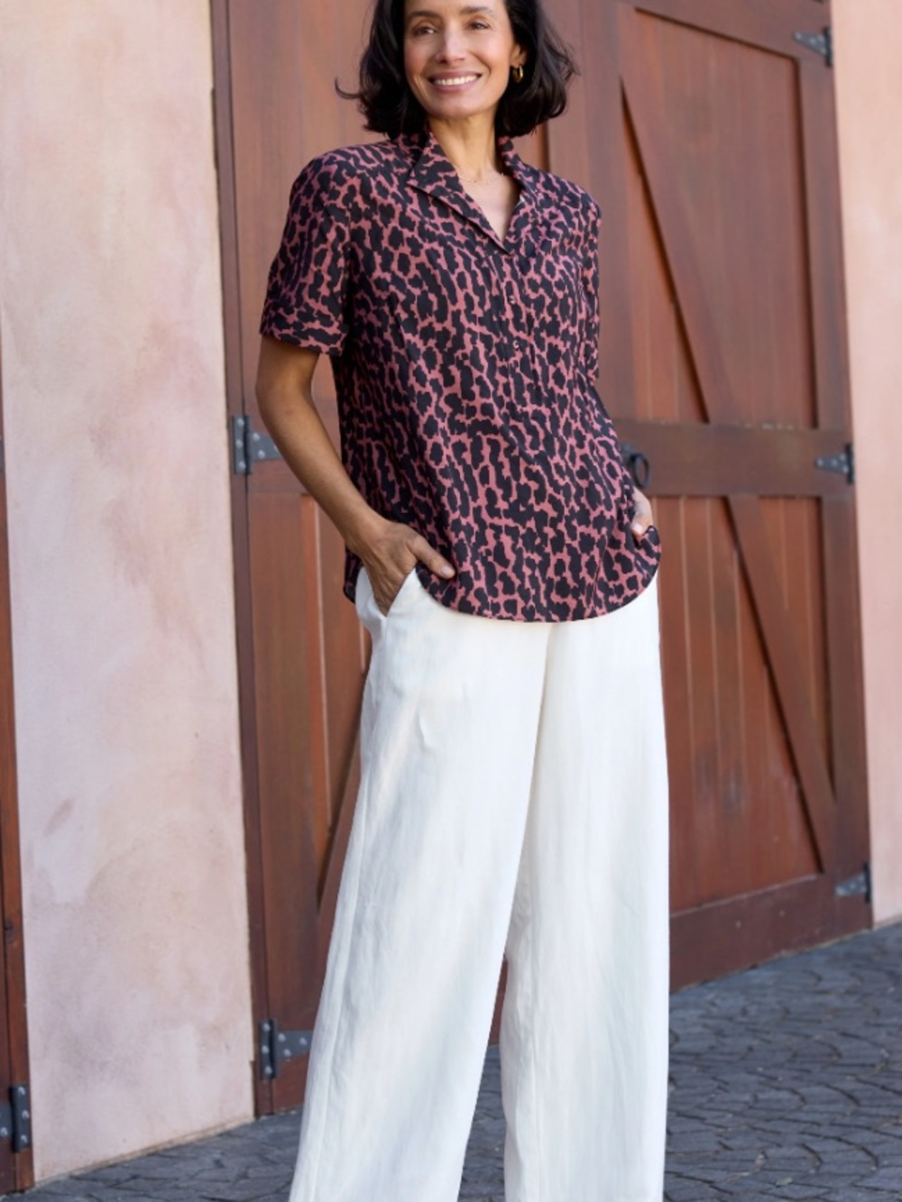 Maye Amelie Blouse - Soraya Print